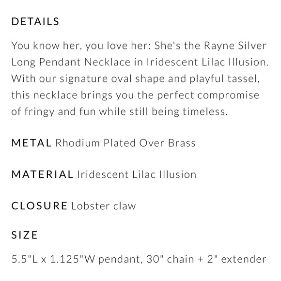 RARE! Kendra Scott Iridescent Lilac Illusion Ryane - Picture 7 of 8